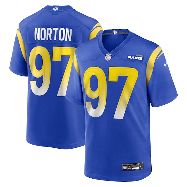 Bill Norton Los Angeles Rams Nike Team Game Jersey - Royal