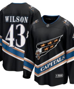 Tom Wilson Washington Capitals  Alternate 50th Anniversary Premier Breakaway Player Jersey - Black