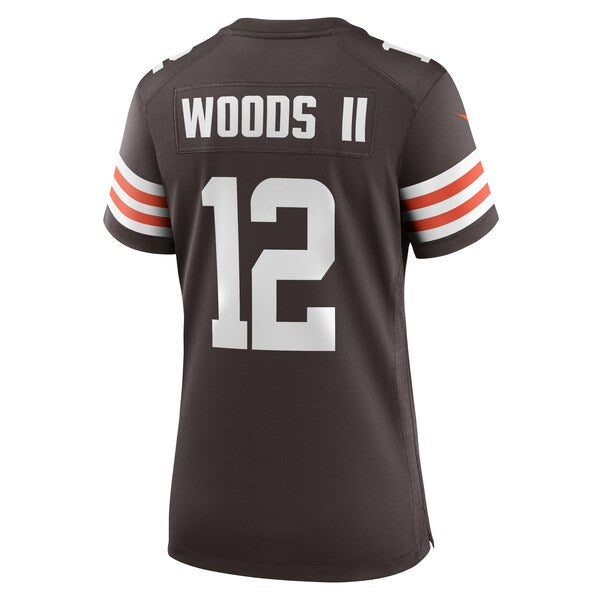 Michael Woods II Cleveland Browns Nike Women's Game Player Jersey - Brown - Image 3