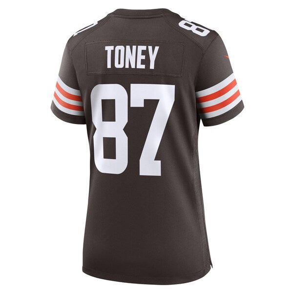 Kadarius Toney Cleveland Browns Nike Women's Team Game Jersey - Brown - Image 4