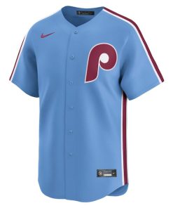 Alternative view of Philadelphia Phillies Nike Alternate Limited Jersey - Light Blue