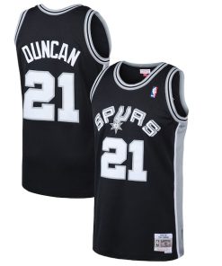 Tim Duncan San Antonio Spurs 1998/99 Hardwood Classics Swingman Jersey - Black