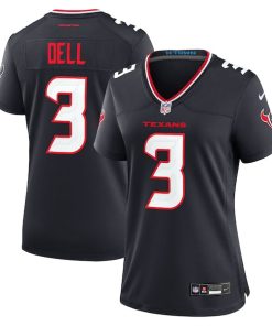 Tank Dell Houston Texans Nike Women's Team Game Jersey -  Navy