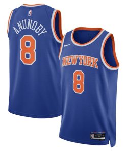 OG Anunoby New York Knicks Nike Unisex Swingman Jersey - Icon Edition - Blue