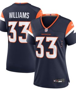 Javonte Williams Denver Broncos Nike Women's Alternate Game Jersey - Navy