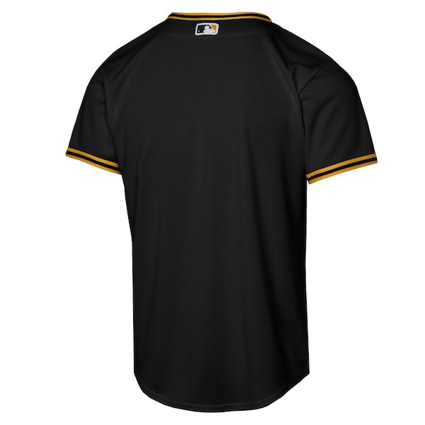 Pittsburgh Pirates Nike Youth Alternate 2 Replica Jersey - Black - Image 3
