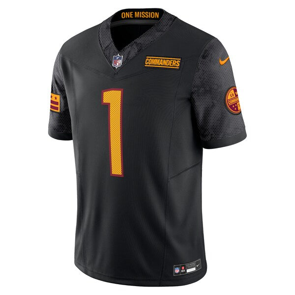 Jahan Dotson Washington Commanders Nike Alternate Vapor F.U.S.E. Limited Jersey - Black - Image 2