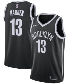 James Harden Brooklyn Nets Nike 2020/21 Swingman Jersey Black - Icon Edition