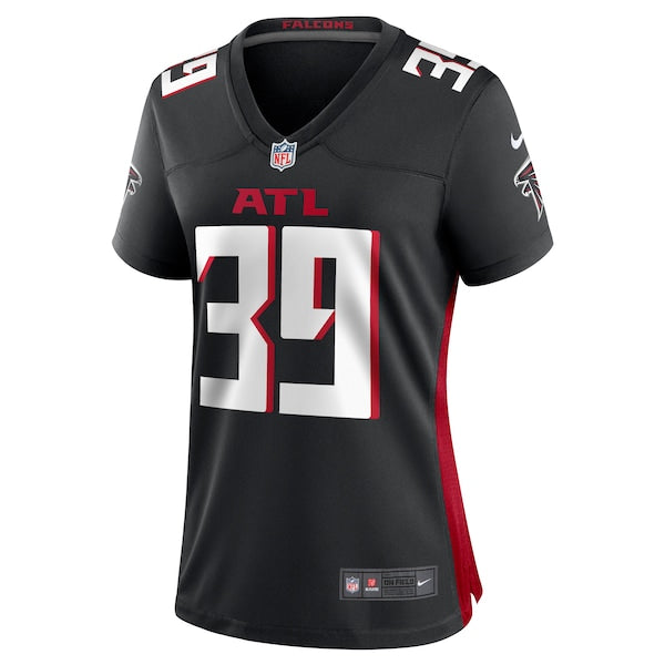 Jacob Saylors Atlanta Falcons Nike Women's Game Jersey - Black - Image 2