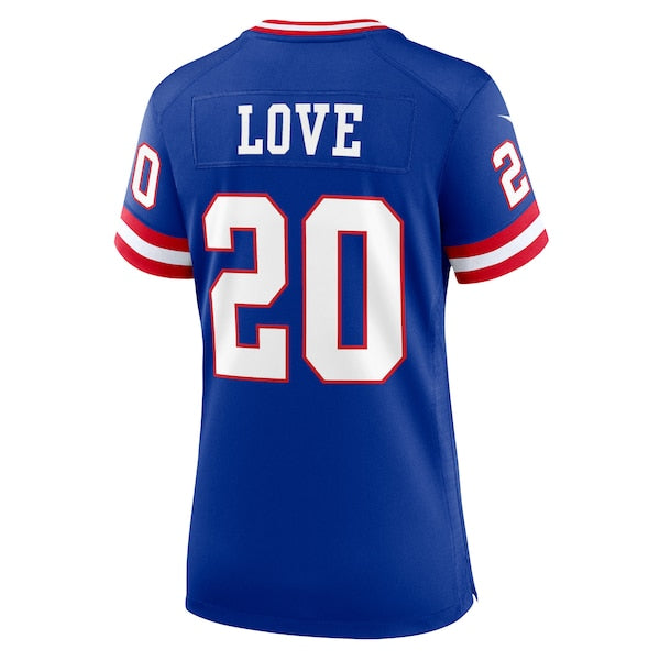 Julian Love New York Giants Nike Women's Classic Player Game Jersey - Royal - Image 3