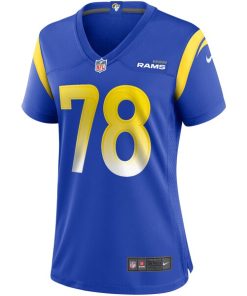 Alternative view of Jackie Slater Los Angeles Rams Nike Women's Game Retired Player Jersey - Royal