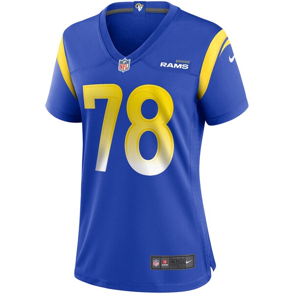 Jackie Slater Los Angeles Rams Nike Women's Game Retired Player Jersey - Royal - Image 2