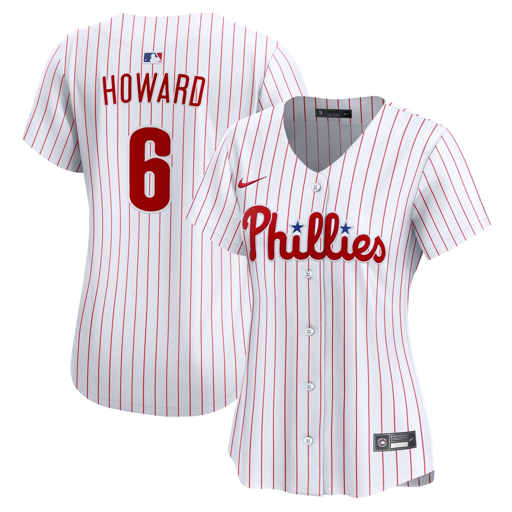 Ryan Howard Philadelphia Phillies Nike Women's Alternate 2 Limited Jersey?ยจC Cream/Light Blue/White - Image 11