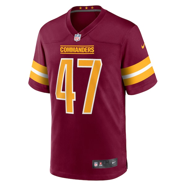 Khaleke Hudson Washington Commanders Nike Game Jersey - Burgundy - Image 2
