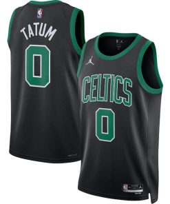 Jayson Tatum Boston Celtics Jordan Brand Unisex Swingman Jersey - Statement Edition - Black