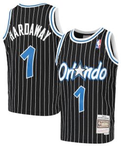 Penny Hardaway Orlando Magic Youth Hardwood Classics Swingman Throwback Jersey - Black