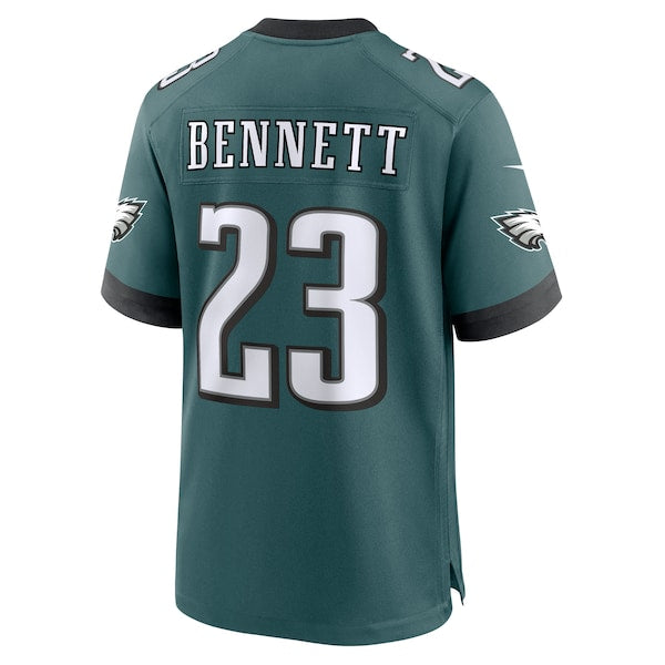 Jakorian Bennett Philadelphia Eagles Nike Team Game Jersey - Midnight Green - Image 3