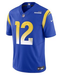 Alternative view of Puka Nacua Los Angeles Rams Nike Vapor F.U.S.E. Limited Player Jersey - Royal