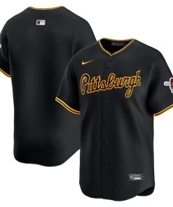 Pittsburgh Pirates Nike Alternate Limited Jersey - Black