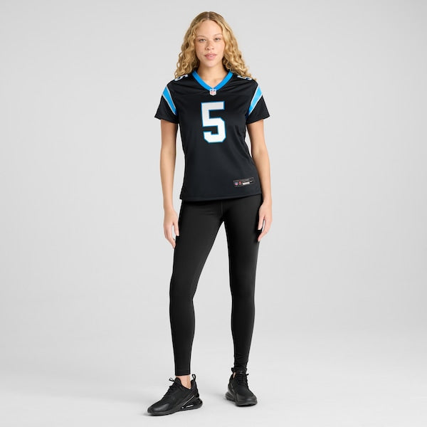Rico Dowdle Carolina Panthers Nike Women's Team Game Jersey - Black - Image 6