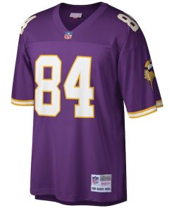 Alternative view of Randy Moss Minnesota Vikings Legacy Replica Jersey - Purple