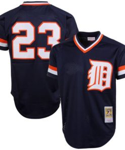 Kirk Gibson Detroit Tigers 1984 Authentic Cooperstown Collection Mesh Batting Practice Jersey - Navy