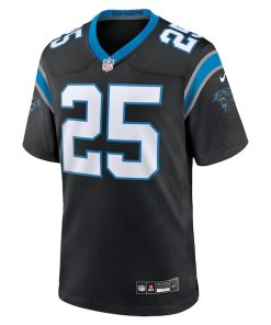 Alternative view of Xavier Woods Carolina Panthers Nike Team Game Jersey - Black