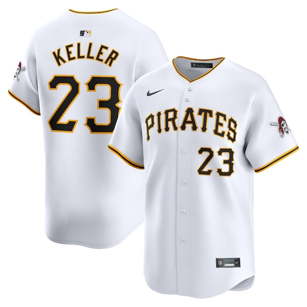 Mitch Keller Pittsburgh Pirates Nike Home Limited Player Jersey?ยจC White