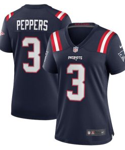 Jabrill Peppers New England Patriots Nike Women's Game Jersey - Navy