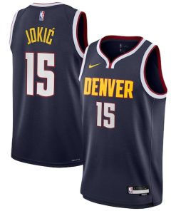 Nikola Jokic Denver Nuggets Nike Youth Swingman Jersey - Icon Edition - Navy