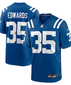 Johnathan Edwards Indianapolis Colts Nike Team Game Jersey -  Royal