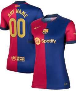 Barcelona Nike Women's 2024/25 Home Replica Custom Jersey - Royal