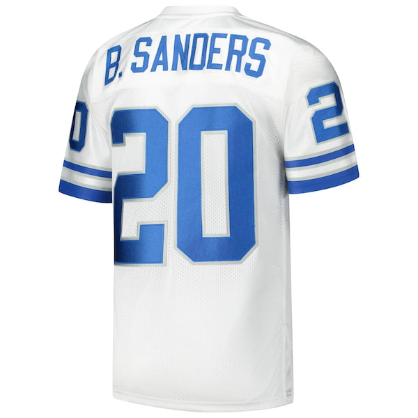 Barry Sanders Detroit Lions 1994 Authentic Throwback Retired Player Jersey - White - Image 3