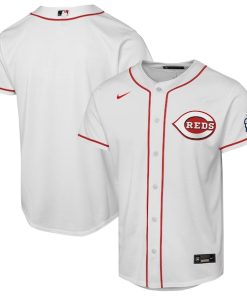 Cincinnati Reds Nike Youth 2025 MLB Speedway Classic Home Replica Team Jersey - White