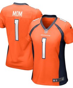 Number 1 Mom Denver Broncos Nike Women's Game Jersey - Orange