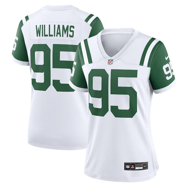 Quinnen Williams New York Jets Nike Women's Classic Alternate Game Jersey - White - Image 2