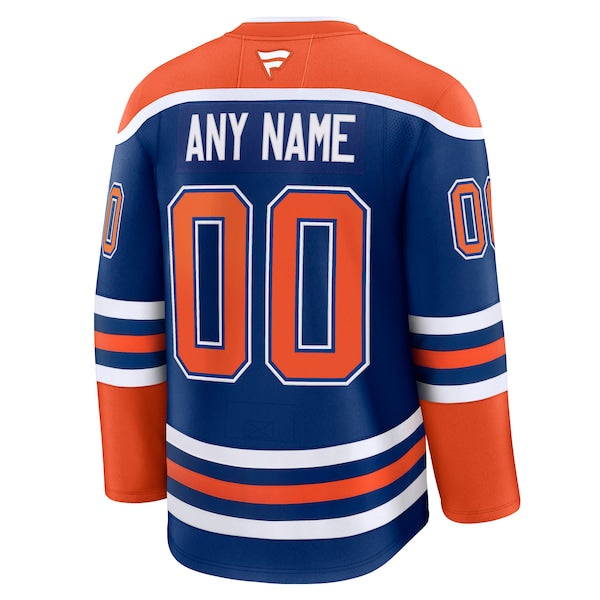 Edmonton Oilers Home Premium Custom Jersey - Royal/White - Image 10
