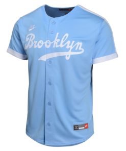 Alternative view of Freddie Freeman Los Angeles Dodgers Nike Limited Cooperstown Collection Alternate Jersey - Royal