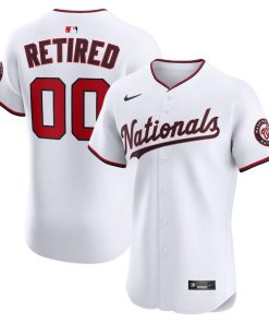 Washington Nationals Nike  Home Elite Pick-A-Player Retired Roster Jersey - White