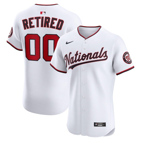 Washington Nationals Nike Home Elite Pick-A-Player Retired Roster Jersey - White