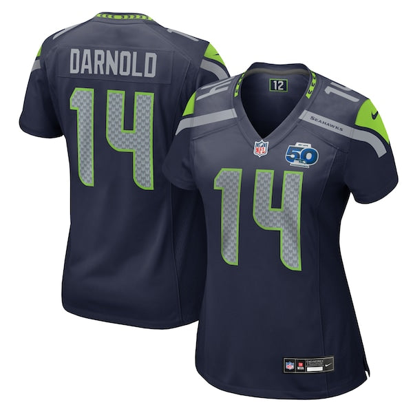 Sam Darnold Seattle Seahawks Nike Women's Team 50th Season Game Jersey - College Navy/Royal - Image 2