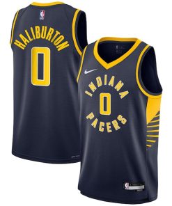 Tyrese Haliburton Indiana Pacers Nike Youth Swingman Jersey - Icon Edition - Navy