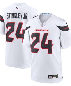 Derek Stingley Jr. Houston Texans Nike Game Jersey - White/Navy/Red