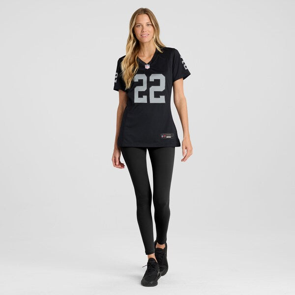 Alexander Mattison Las Vegas Raiders Nike Women's Game Jersey - Black - Image 4