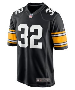 Alternative view of Franco Harris Pittsburgh Steelers Nike Alternate Retired Player Jersey - Black