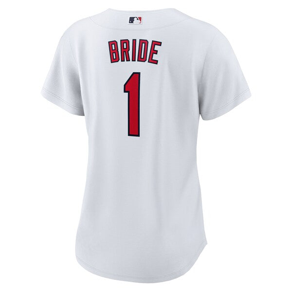 St. Louis Cardinals Nike Women's #1 Bride Home Replica Jersey - White - Image 3