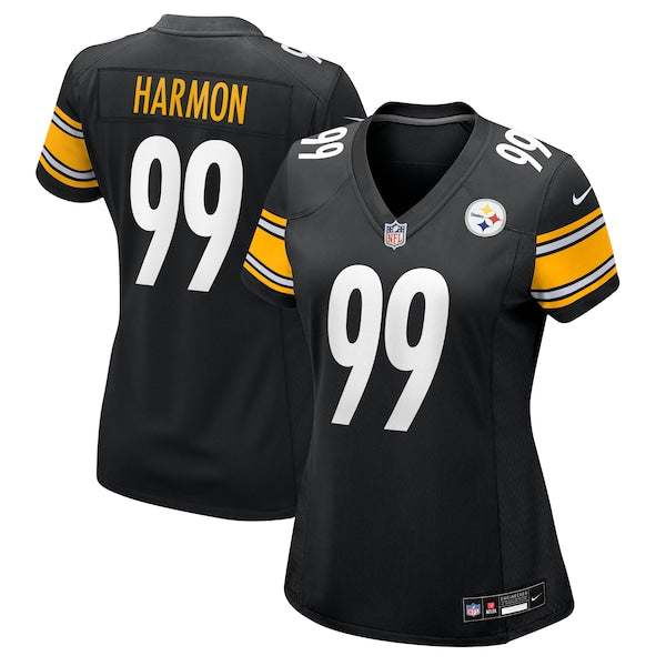 Derrick Harmon Pittsburgh Steelers Nike Women's Team Game Jersey - Black - Image 2