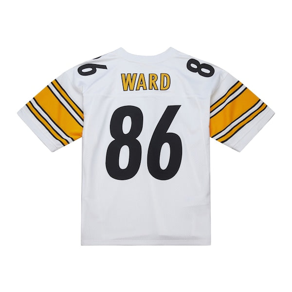 Hines Ward Pittsburgh Steelers 2005 Authentic Throwback Retired Player Jersey - White - Image 3