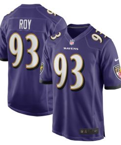 Bravvion Roy Baltimore Ravens Nike  Game Jersey -  Purple
