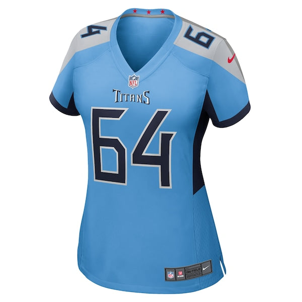 Jackson Slater Tennessee Titans Nike Women's Team Game Jersey - Light Blue - Image 2